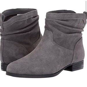 Koolaburra by Ugg Lorelei Suede Ankle Boots Gray Size 10